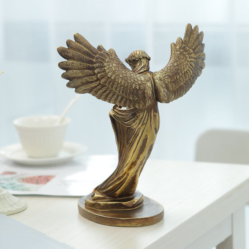 NEW Family Fresh Birthday Table Gift Idea Resin Decoration Redeem angel Figurine