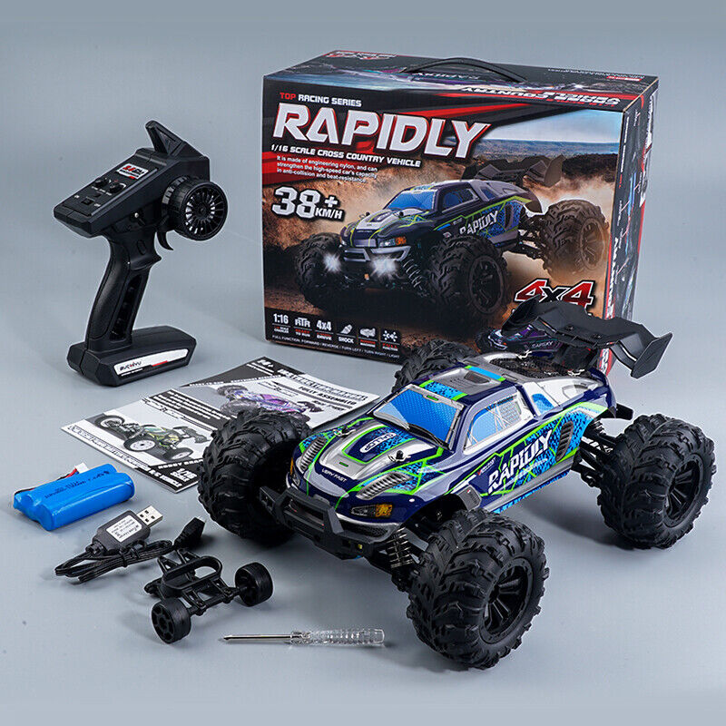 RC Car 38km/H Racing Toy Remote Control 1/16 4WD Big Foot off Road Monster Truck
