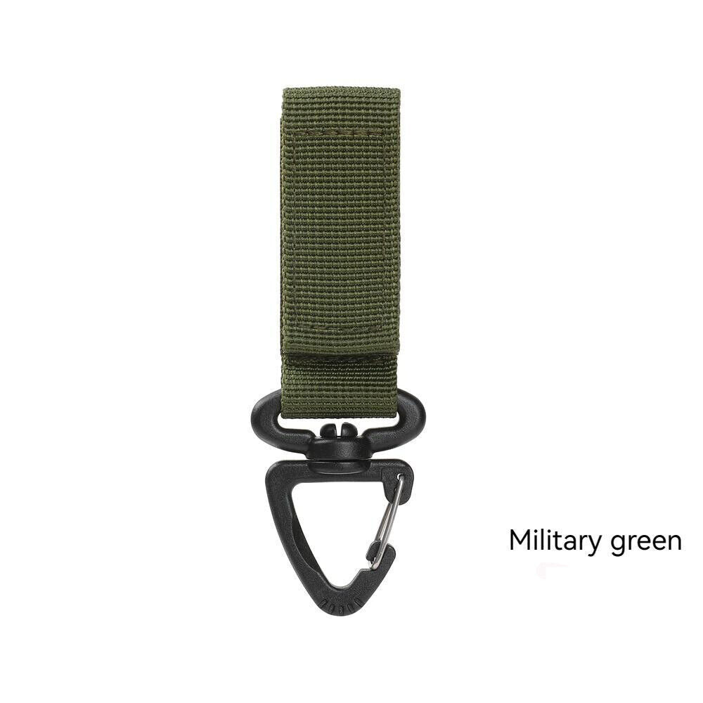 Multifunction Backpack Carabiner 360° Rotat Triangle Buckle D-ring Keychain