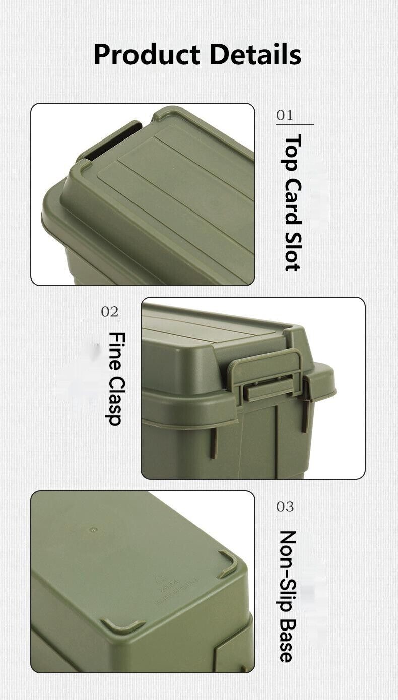 Outdoor Desktop Mini Storage Sundries Box Organizer Camping BBQ Tool Organizer