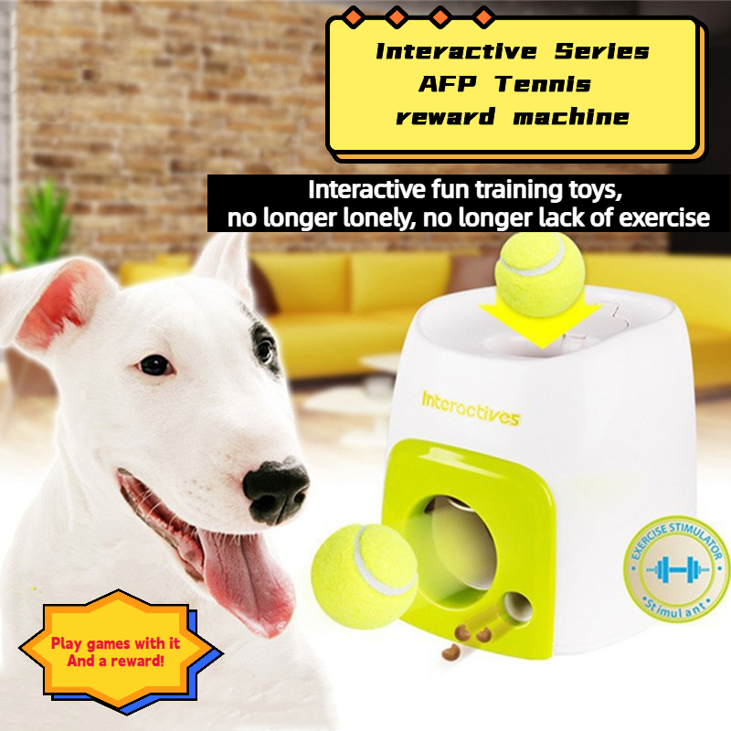 Pet Dog Interactive Toys Put Baseball Reward Machine Dog Feeder Feed Drain