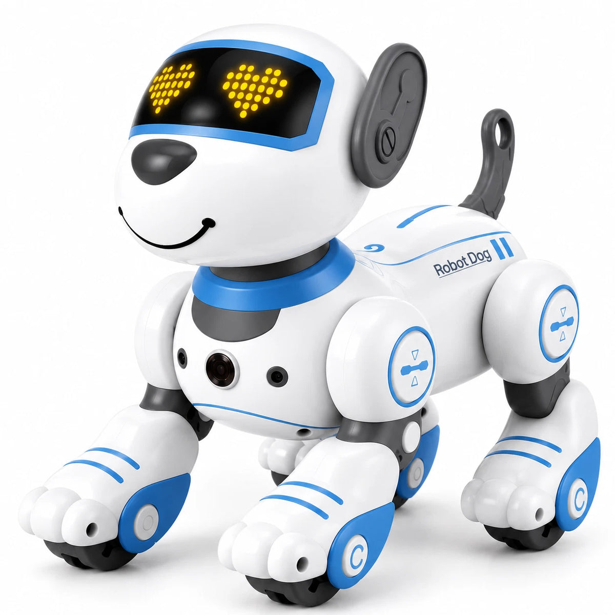 Remote Control Robot Dog Toy Dancing Stunt Touch Follow Light Sound Rechargeable