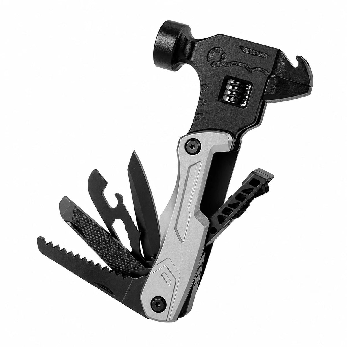 Multi Tool Hammer Folding Pliers Wrench Saw Knife Camping Portable Survival Tool