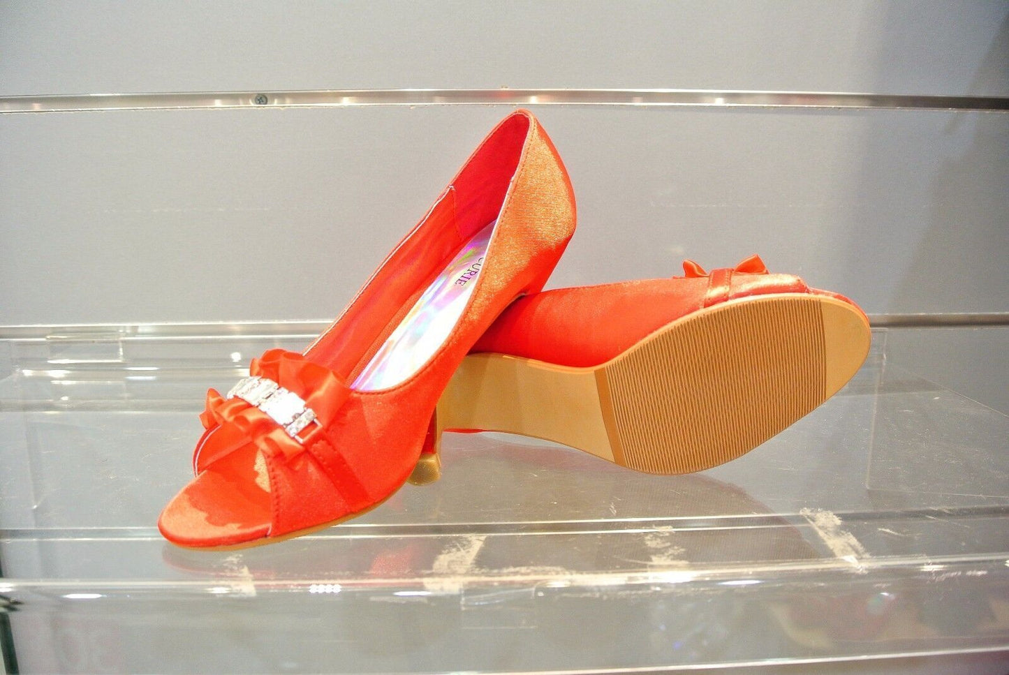 New Fashion Women Shining Ball Ventilate Mid Heel Party Wedding Work Date Shoes