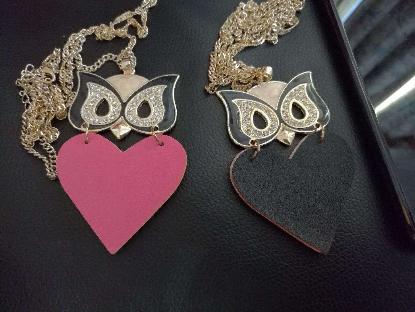 New Women Rhinestone Chain Crystal Necklace Pendant Lady's Fashion Jewelry OWL