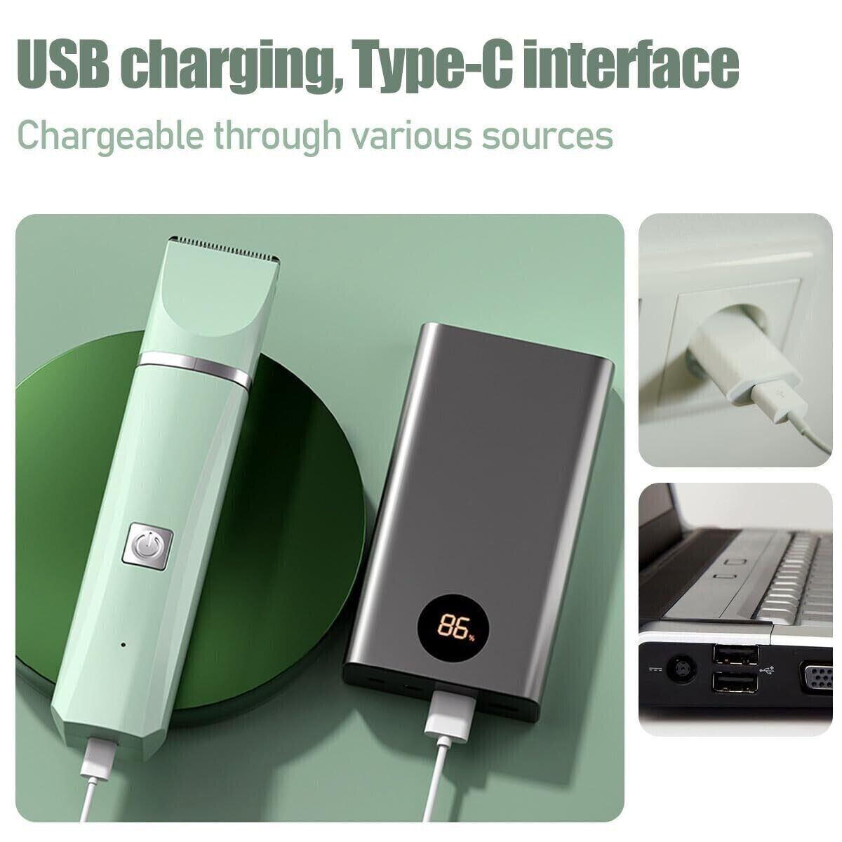 4 In 1 Pet Hair Trimmer Electric Charging Shaver Cat Dog Clippers Grooming Kit