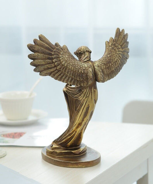 NEW Family Fresh Birthday Table Gift Idea Resin Decoration Redeem angel Figurine