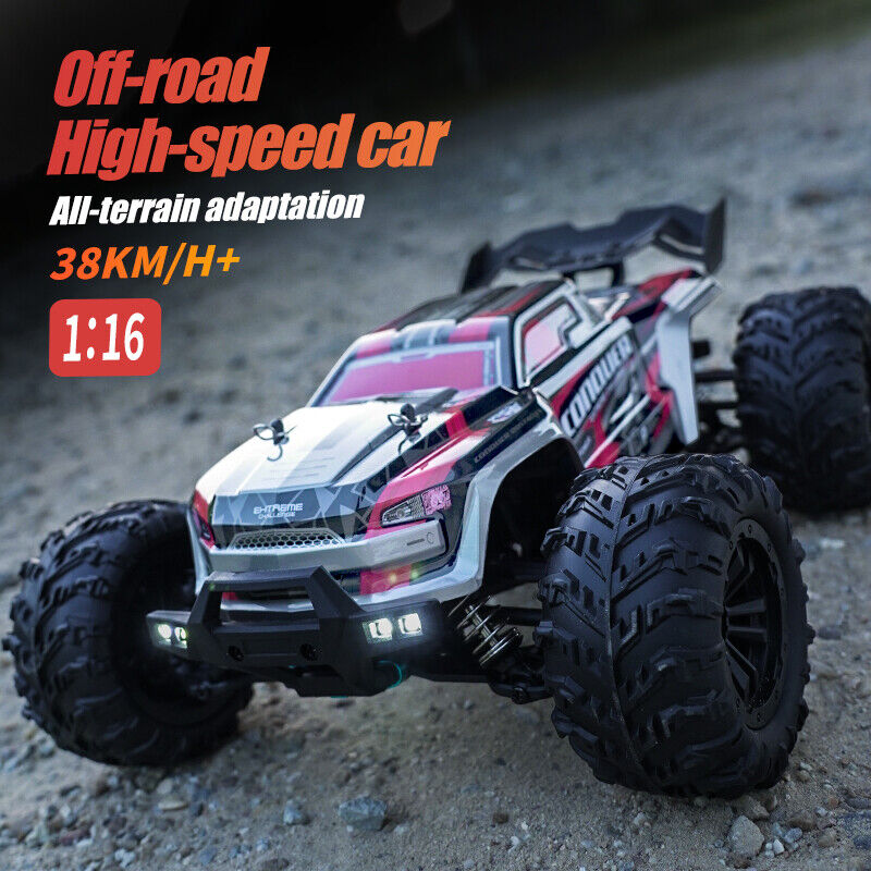 RC Car 38km/H Racing Toy Remote Control 1/16 4WD Big Foot off Road Monster Truck