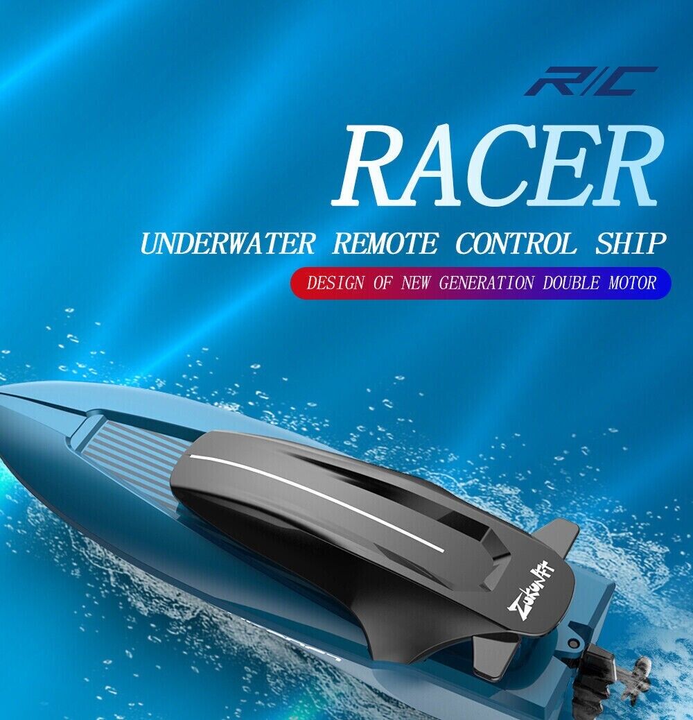 2.4GHz Mini RC Speed Boat Remote Control High Speed Boat Waterproof Toys Gift