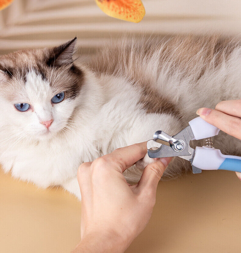 Pet Nail Clippers Dog Cat Nail Toe Claw CutterTrimmer Scissors Tool 2 Size