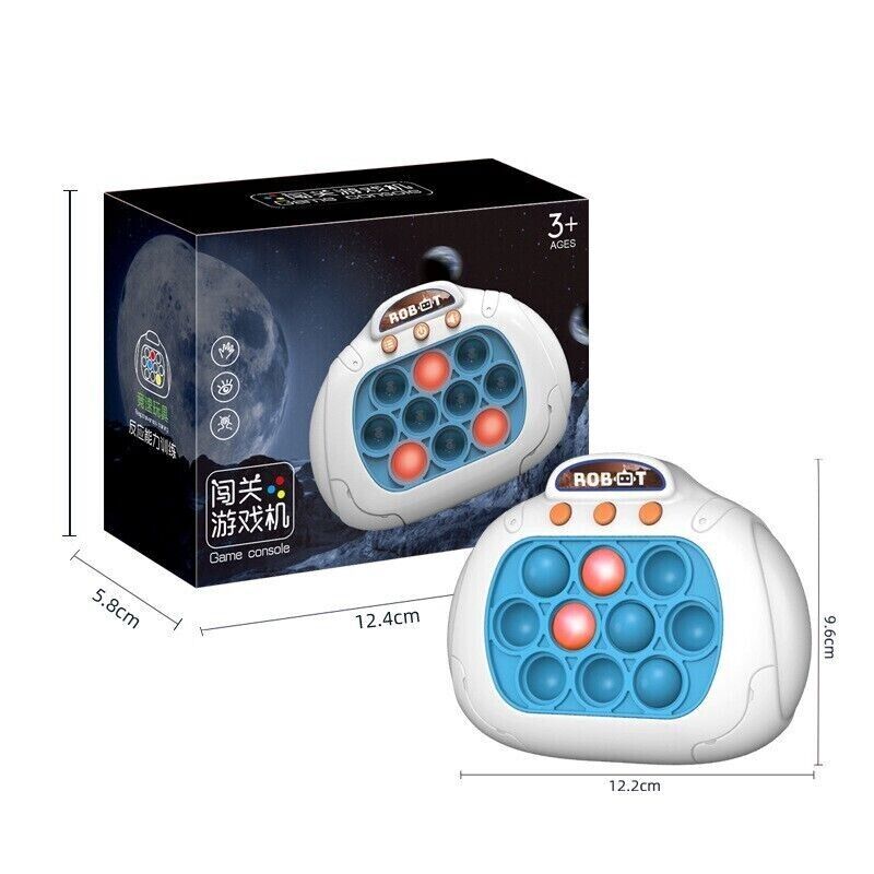 Children Decompression Finger Speed Push Educational Toys Gift Sound Light Game