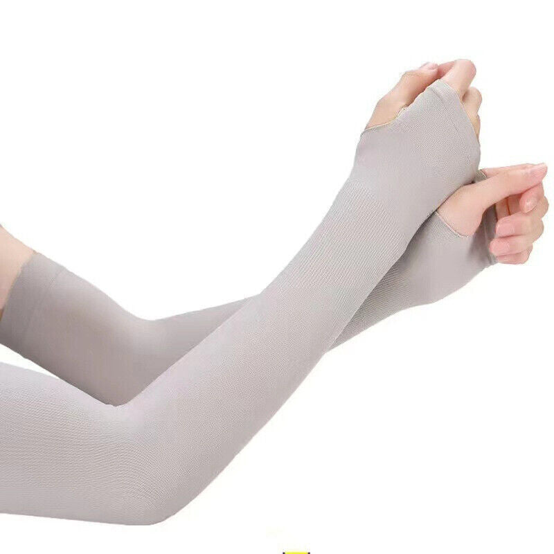 UV Sunburn Protection Ice Sleeve Cooling Arm Summer Cycling Outdoor Running
