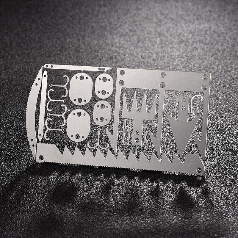 Outdoor 22 In 1 Multifunctional Survival Tools Fishing Gear Fishing Hook Card