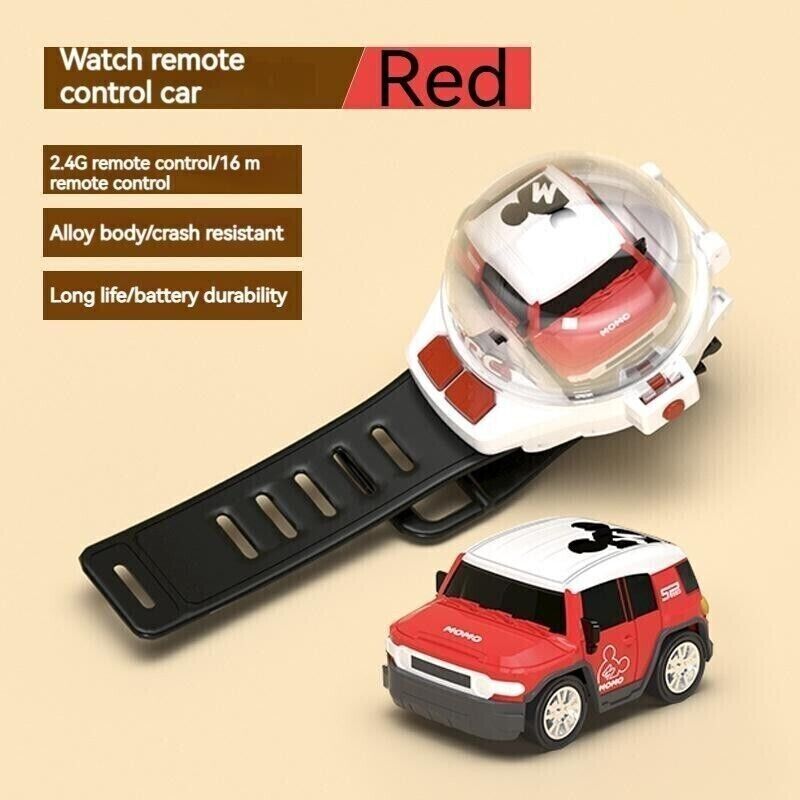 Watch RC Electric Toy Mini Remote Control Car Accompany Children Kids Gifts