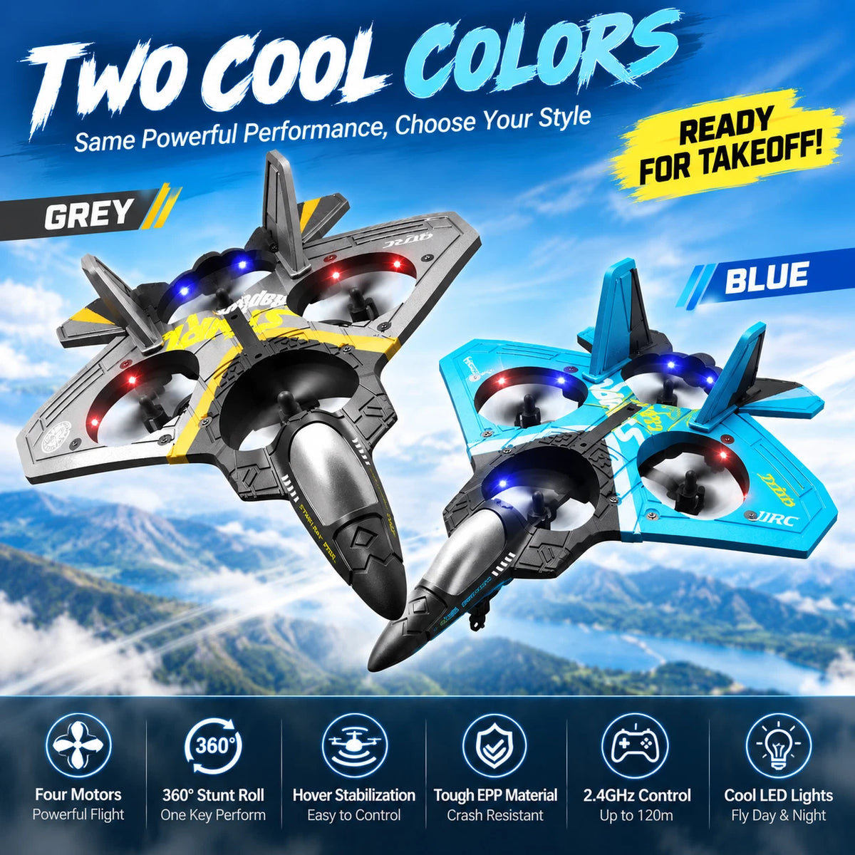 Kid Boy Gift Toy V17 Foam Drone Glider Plane Remote Control Airplane RC Glider