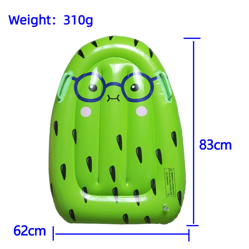 Children's Inflatable Surfboard Float Row Water Skis Float Row Flamingo Bed