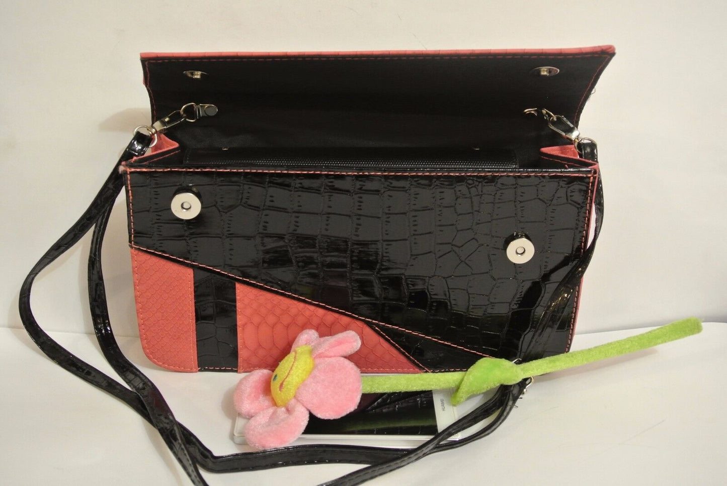 Women Ladies PU Handbag Party Evening Envelop Clutch Messenger Flap over Bag