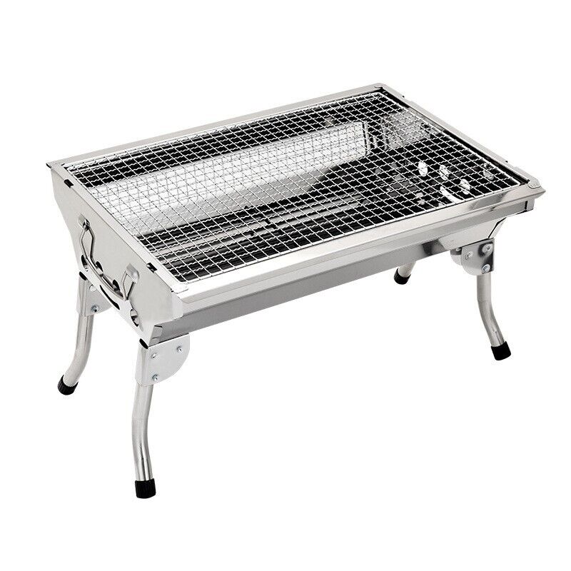 New Large Charcoal BBQ Grill Portable Outdoor Barbecue Foldable Camping