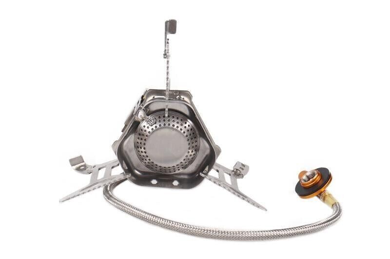 New Outdoor Portable Camping Stainless Steel Picnic Windproof Gas Stove Head