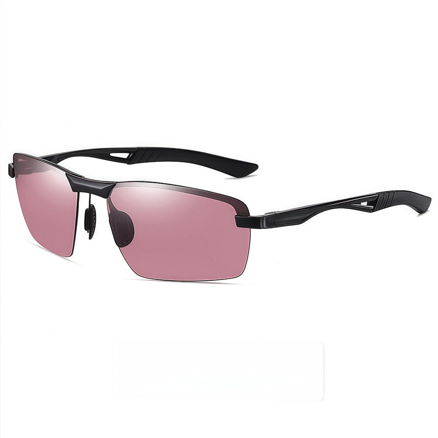 Men Sport Driving Fishing Cycling Polarized Anti Glare UV400 Rimless Sunglasses #3391