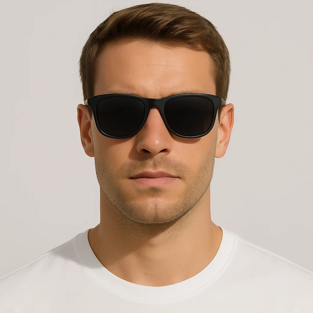 Men Stylish Polarized Sunglasses UV400 Anti-Glare Sports Driving Fishing Eyewear # TR7555