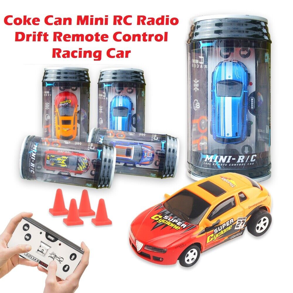 Coke Can Mini RC Radio Drift Remote Control Race Racing Car Toy gift For Kids