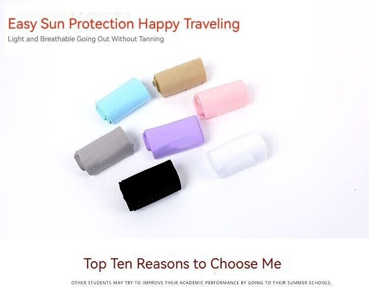 UV Sunburn Protection Ice Sleeve Cooling Arm Summer Cycling Outdoor Running