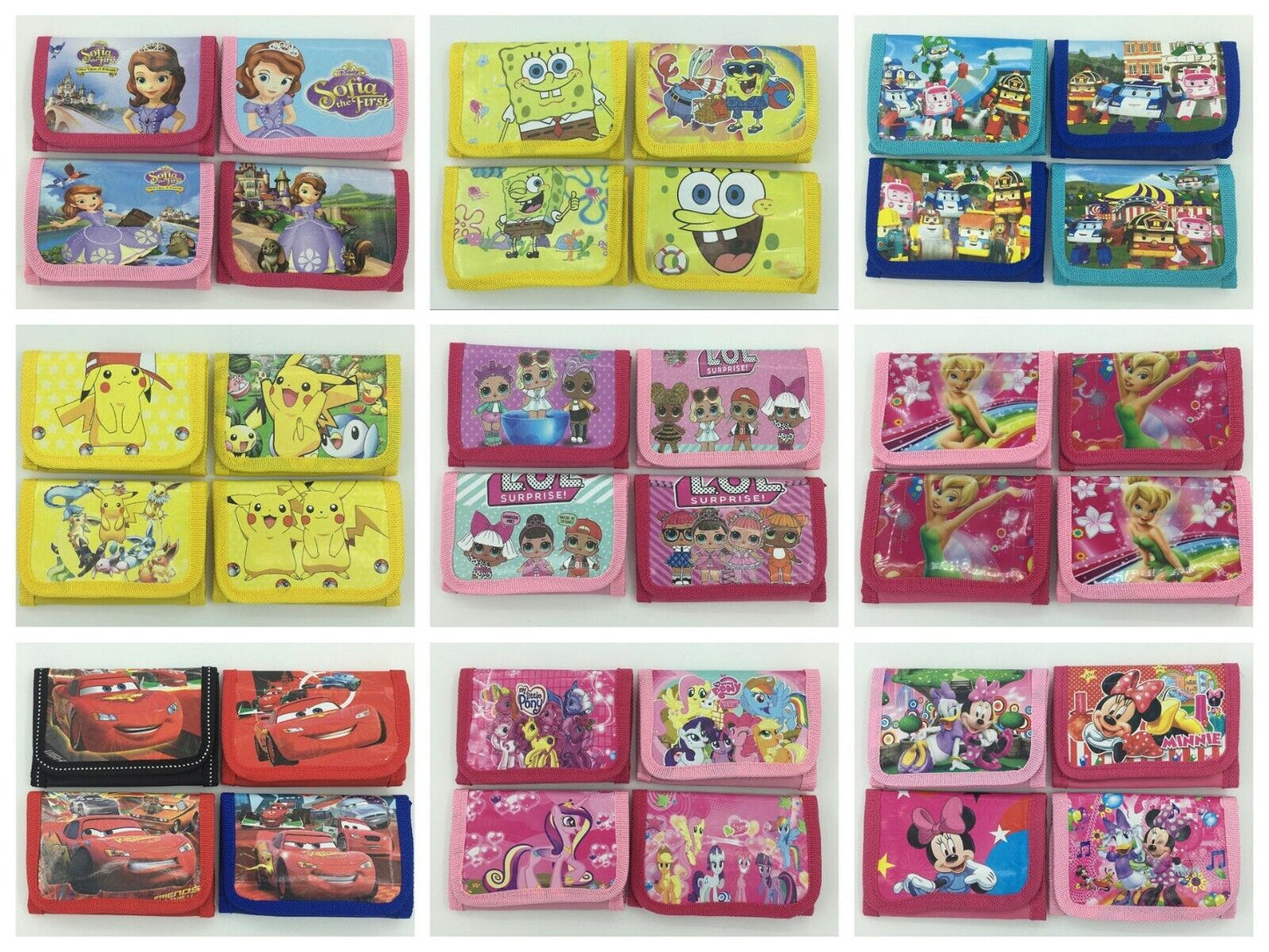 New kids Children Boys Girls Party Gift Idea Carton Cute Anime Purse Wallets