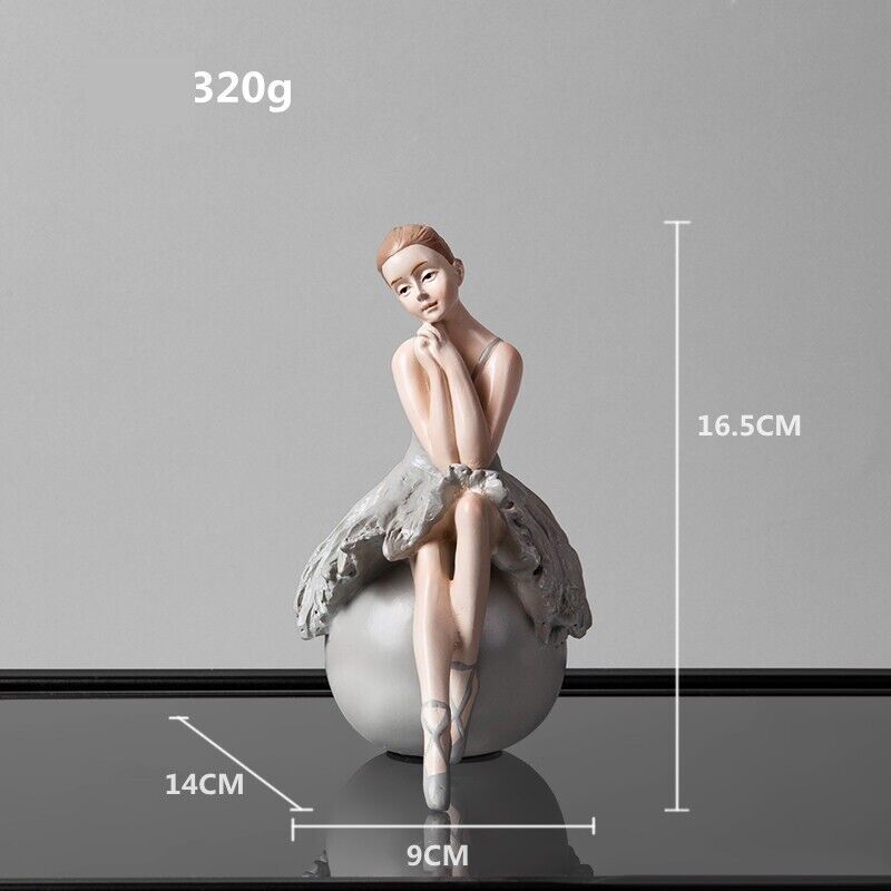 Fresh Birthday Table Gift Idea Resin Decoration Dance Ballet Girl Figurine