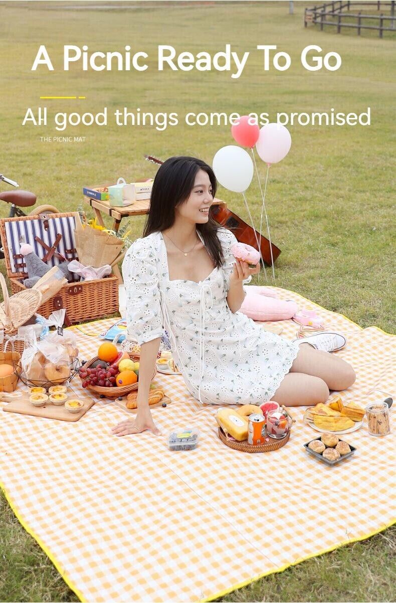 Outdoor Thickened Waterproof Portable Foldable Lawn Park Beach Party Picnic Mat