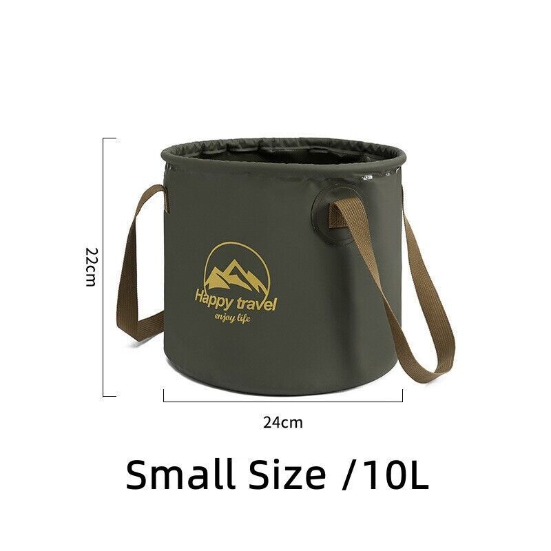 Outdoor Portable Foldable Wash Basin Travel Camping Fishing Foot Soaking Bucket