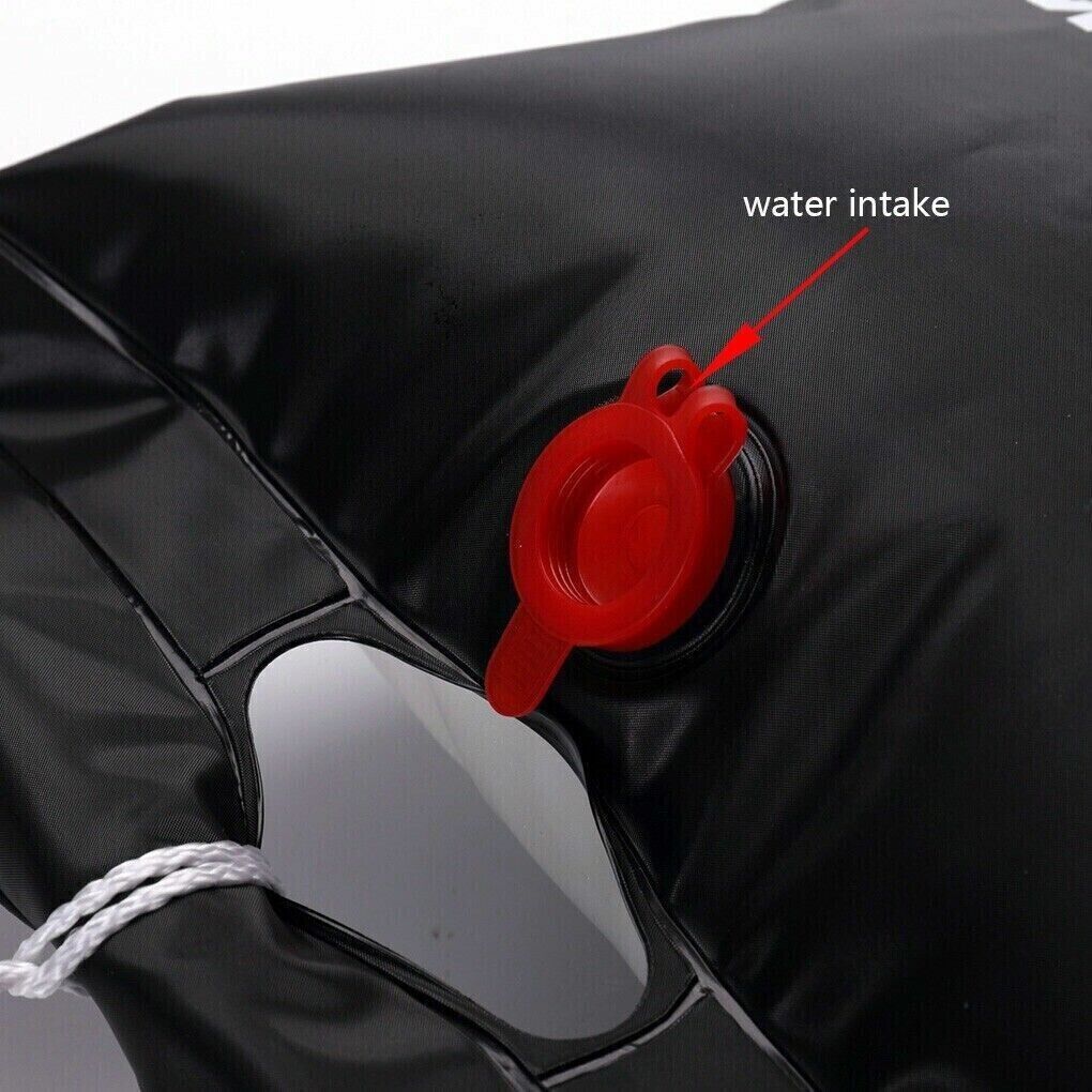 Foldable Shower Bag Solar Heat Camping Hiking Travel Water Storage Bag 20L 40L