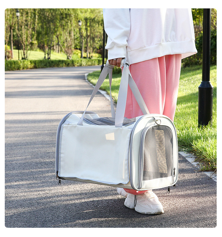 New Breathable Foldable Backpack Portable Pet Bag Portable Pet Going Out Bag