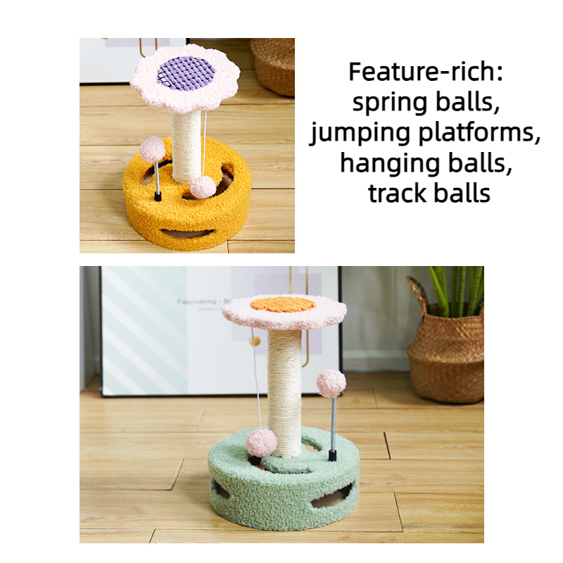 Cat Tree Tower Scratching Post Scratcher Trees Sisal Cat Scratcher Wood Chair