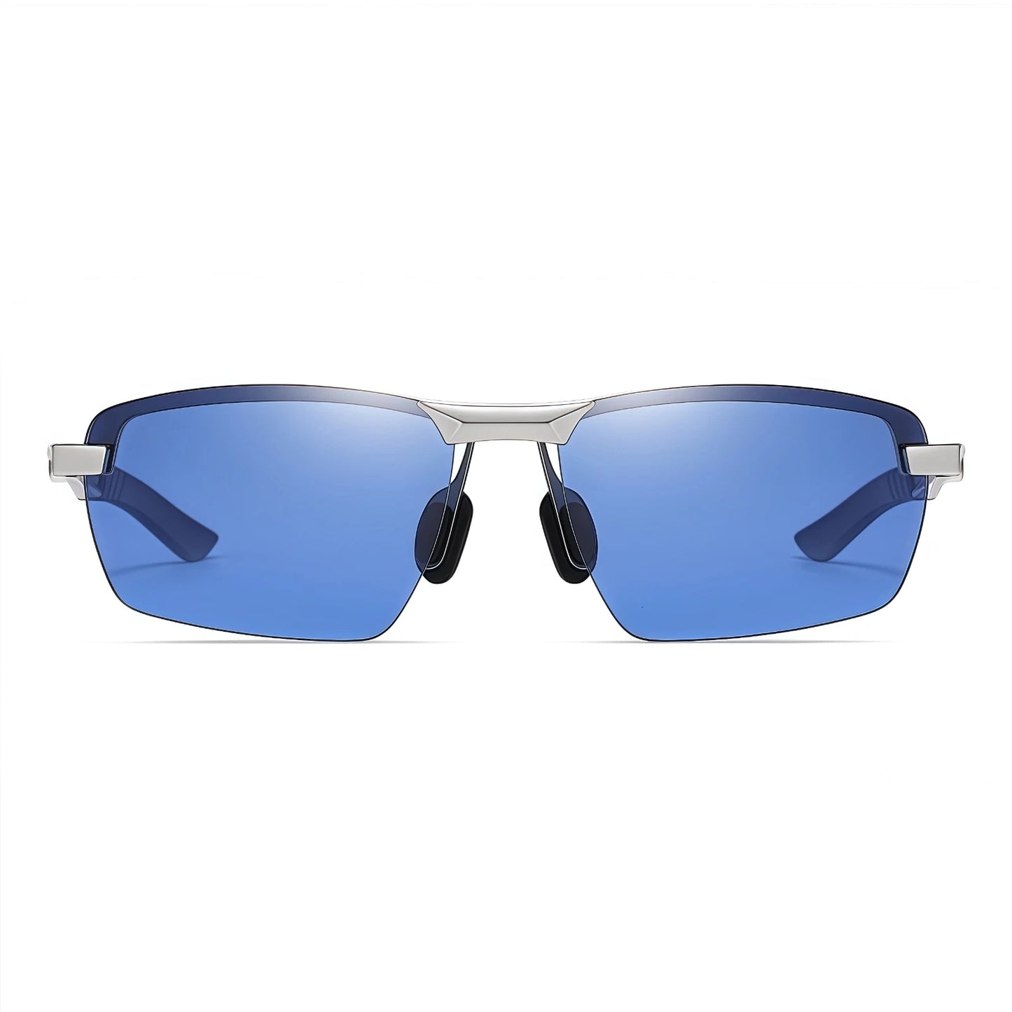 Men Sport Driving Fishing Cycling Polarized Anti Glare UV400 Rimless Sunglasses #3391