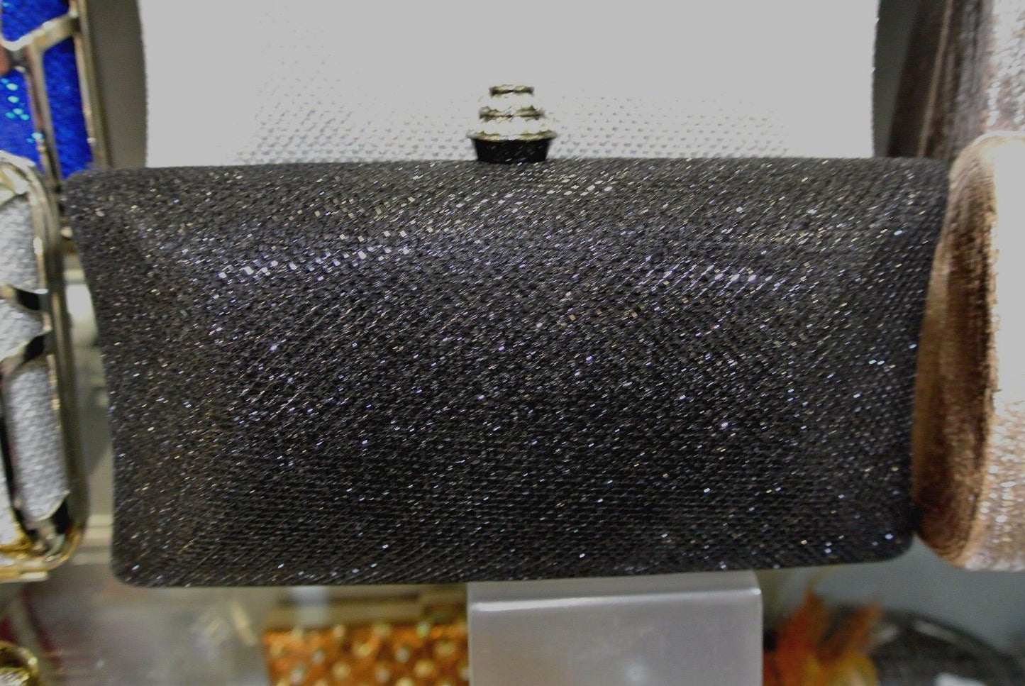 NEW ELEGANT WOMEN Ladies Shining Diamante Wedding Clutch Evening bag party bag
