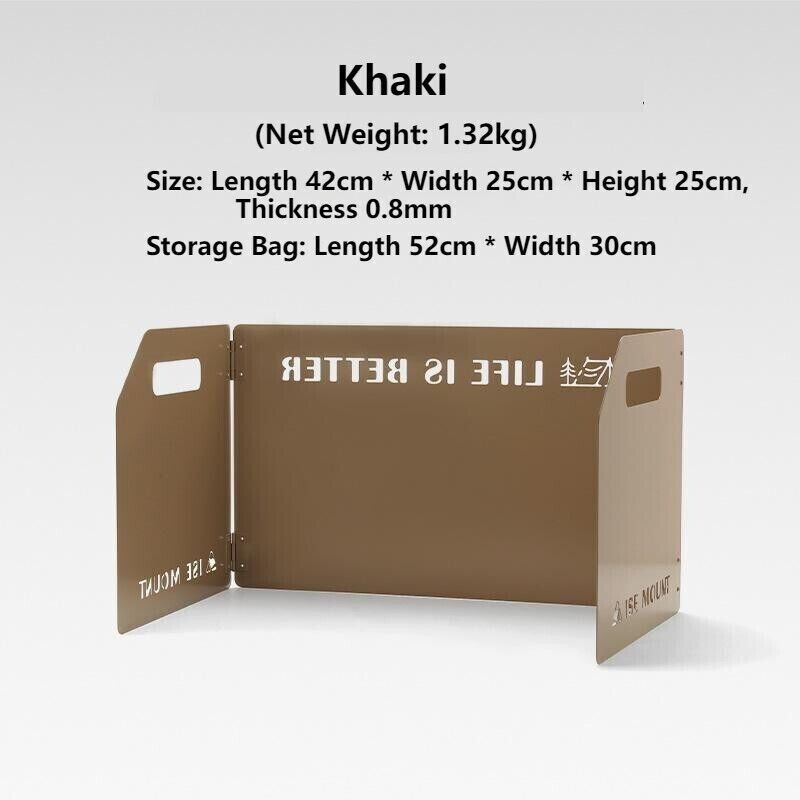 Outdoor Portable Thickened Collapsible Windbreak Camping Stove Head Polytunnel