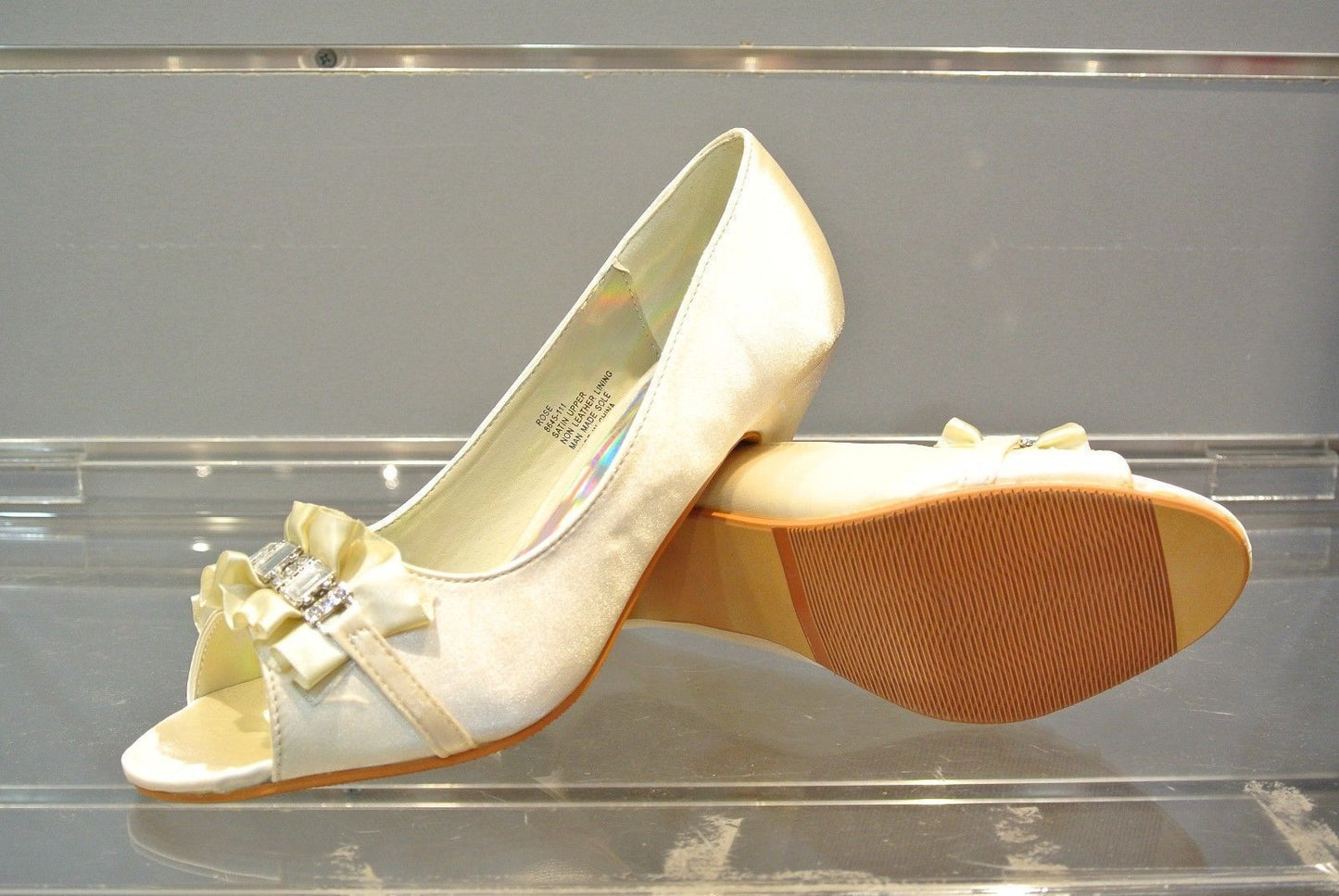 New Fashion Women Shining Ball Ventilate Mid Heel Party Wedding Work Date Shoes