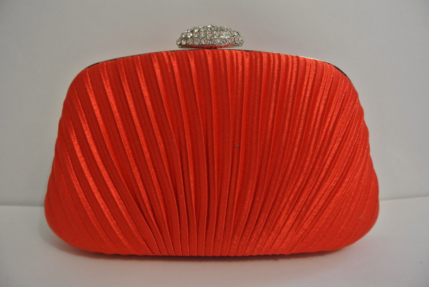 NEW Shining Satin Ladies Evening Clutch Bag Wedding Bridal Chain Handbag Wallet