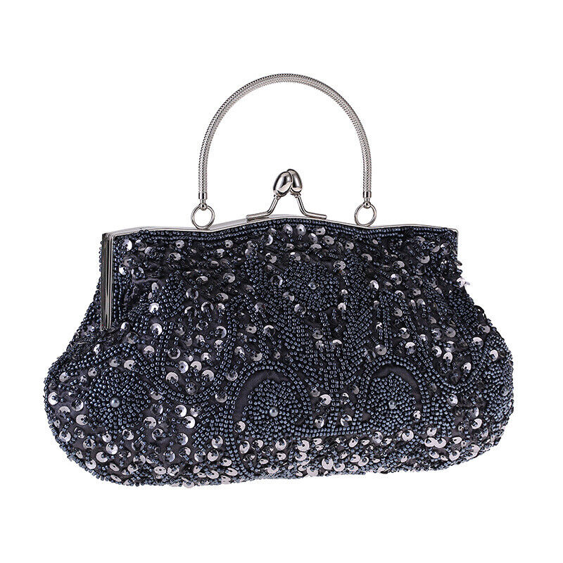 Women Fashion Glitter Party Bridal  Bag Wedding Handbag Prom Evening Clutch