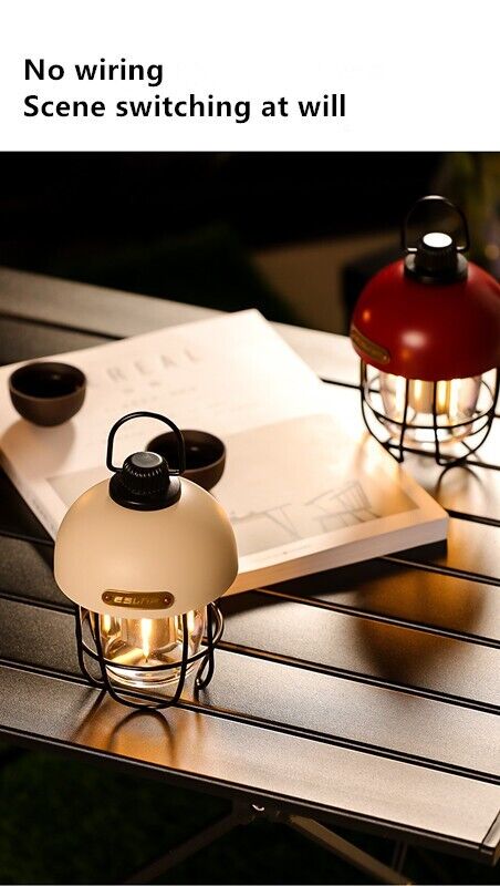 New USB Rechargeable Portable Outdoor Camping Lantern Tent Travel Light