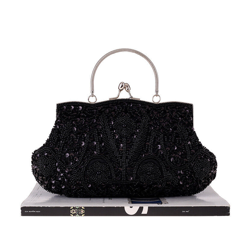 Women Fashion Glitter Party Bridal  Bag Wedding Handbag Prom Evening Clutch