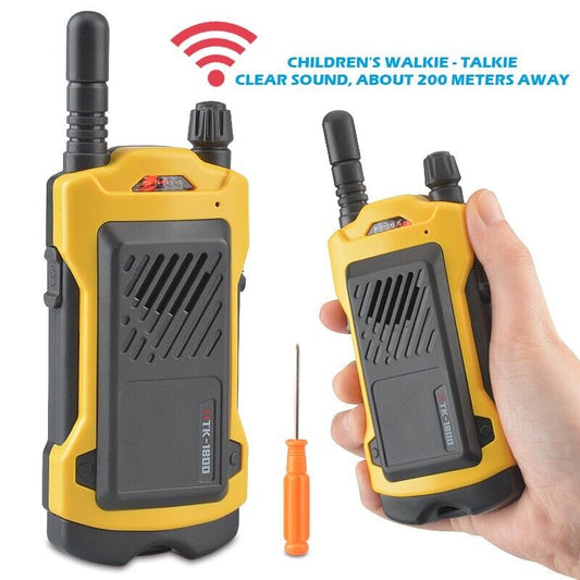 2Pcs Long Reception Distance Wireless Walkie Talkie Kids Electronic Portable Toy
