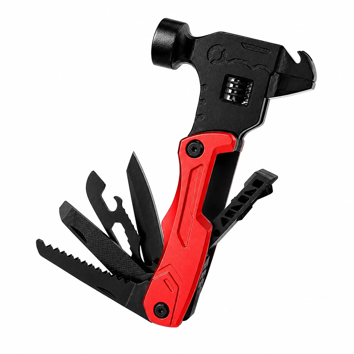 Multi Tool Hammer Folding Pliers Wrench Saw Knife Camping Portable Survival Tool