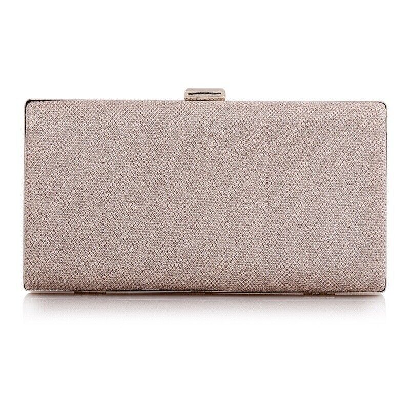 New Elegant Woman Ladies Hard Square Shell Wedding Clutch Evening Bag Party Bag