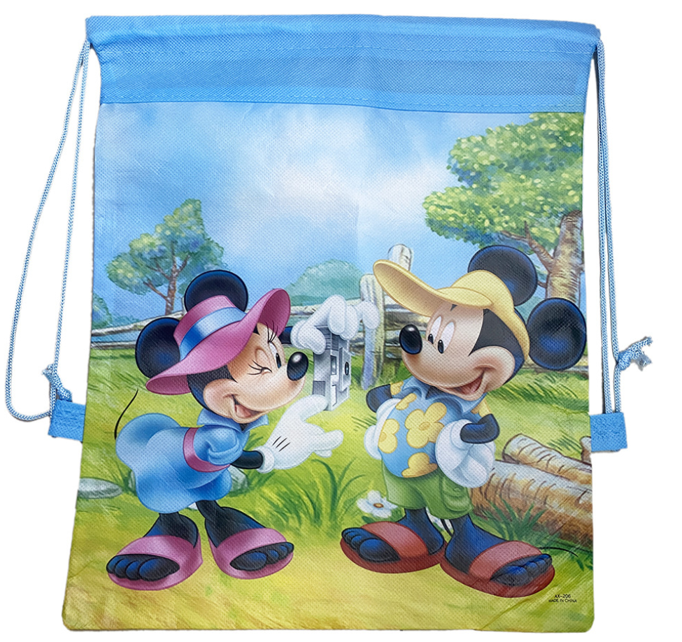 NEW Cartoon Drawstring Bag Library Girls Boys School Bag children kids Backpack