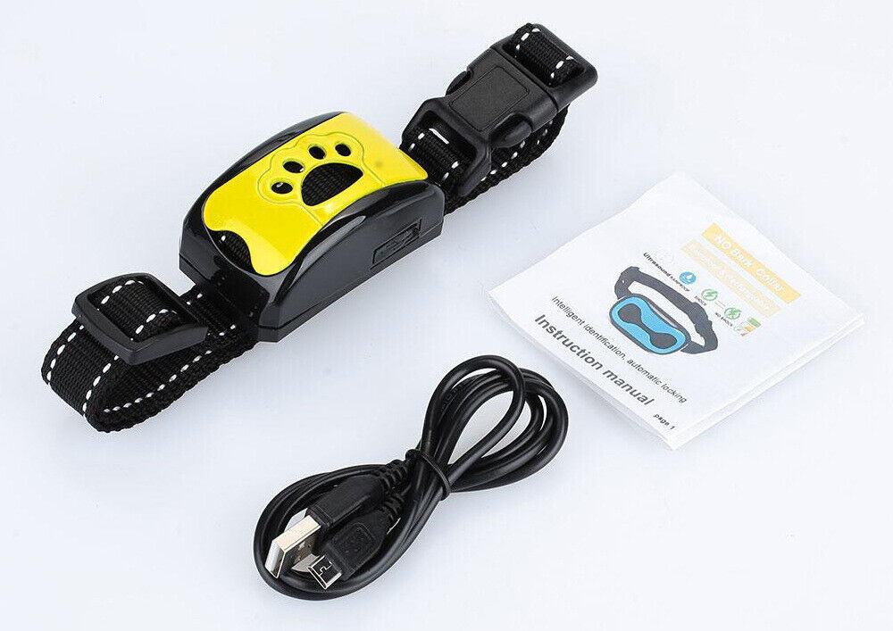 Waterproof Rechargeable Auto Anti Bark Dog Collar Stop Barking No-Shock Trainer