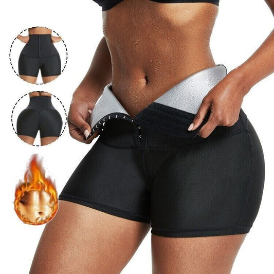 Women Waist Trainer Sauna Sweat Pants Hot Body Shaper Leggings Tummy Slimming