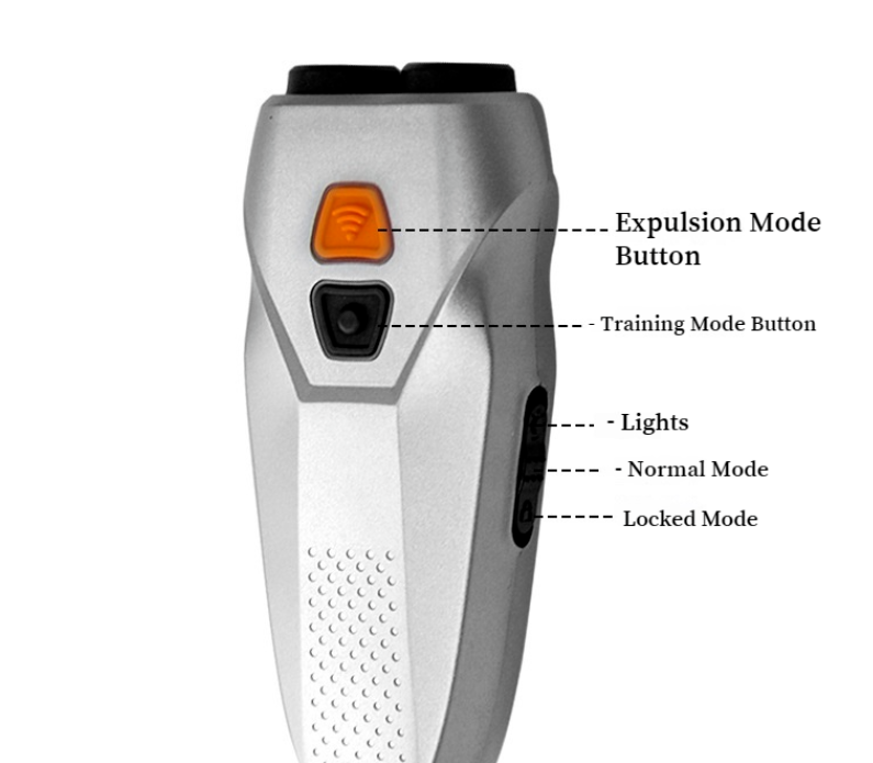 Dual Probe Ultrasonic Dog Repeller Anti-barking Device High Power Expeller