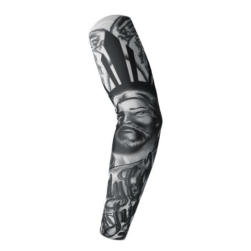 Sunscreen Tatto Arm Stretch Sleeves UV Sun Protect Covers Outdoor Sports Cooling